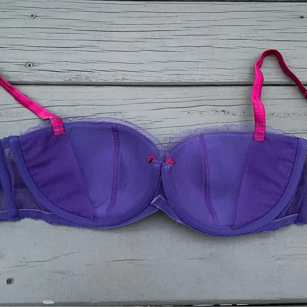 Agent Provocateur Hyacinth Bra Purple Pink size 34 DD